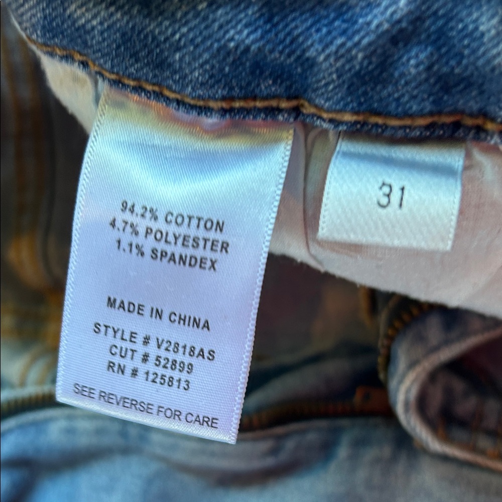 Altar'd State Light Blue Distressed Boyfriend Jeans - Picture 4 of 11